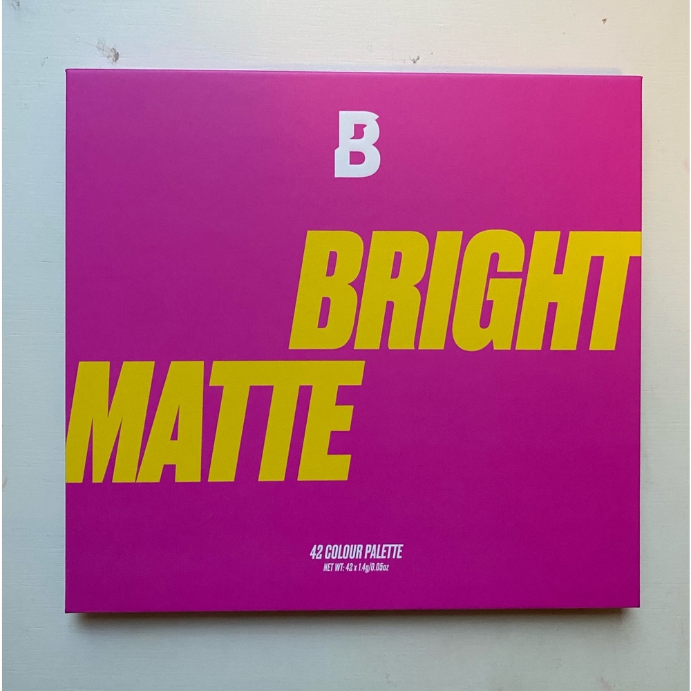 BRAND NEW BEAUTY BAY BRIGHT MATTE 42 COLOR PALETTE